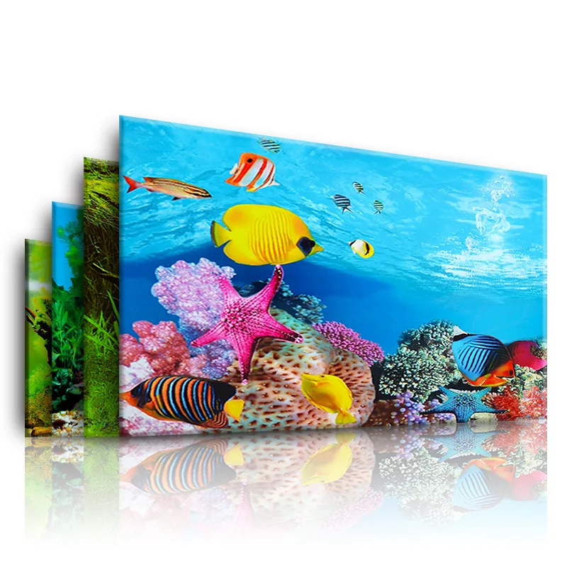 Planted Aquarium Aquascape - Fundo para aquário 3d adesivo cartaz