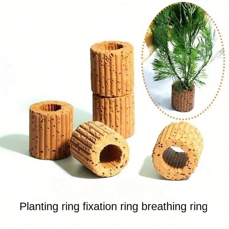 Planted Aquarium Aquascape - Anéis de fixação de plantas de