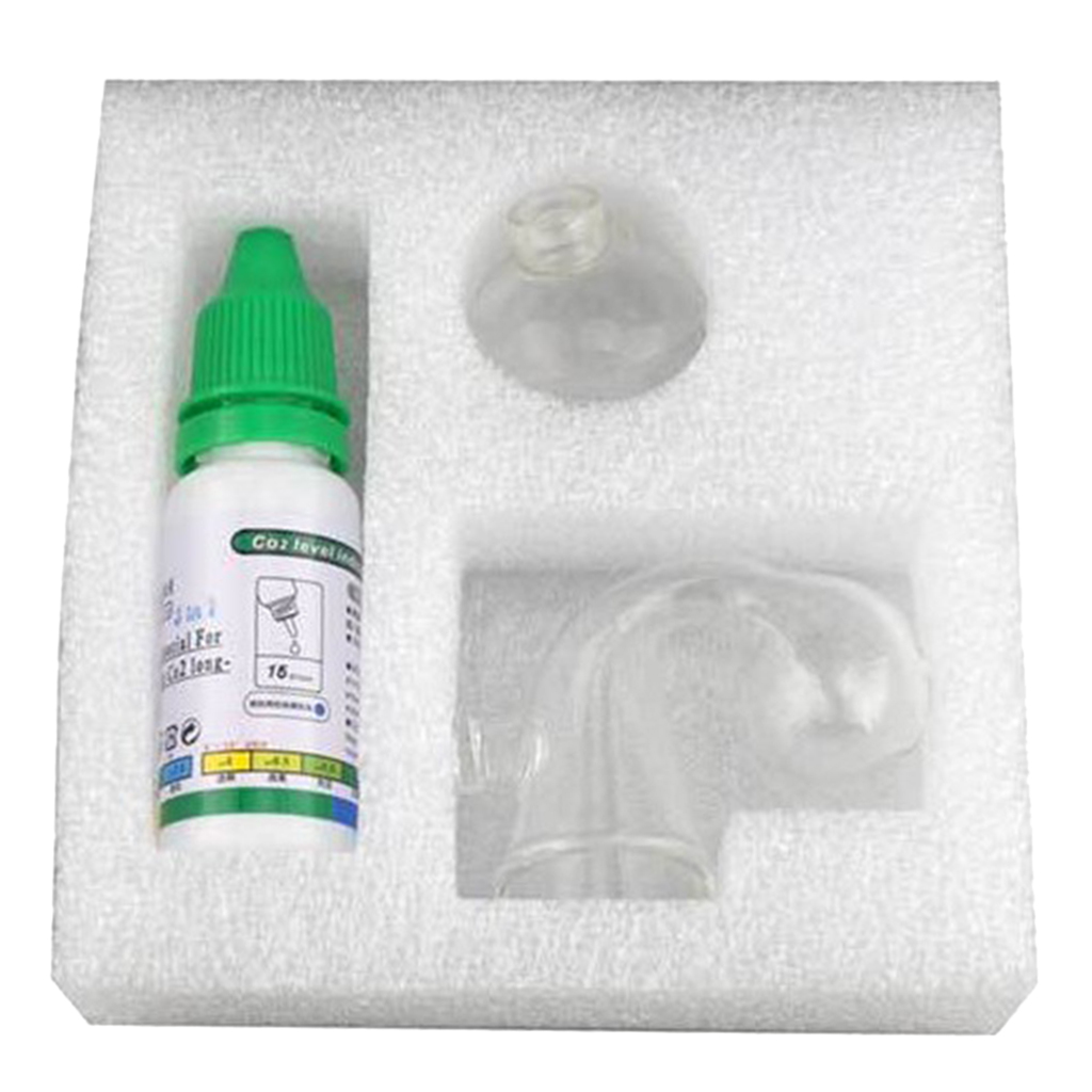 Glass Co2 Drop Checker - Solução do indicador de co2 para