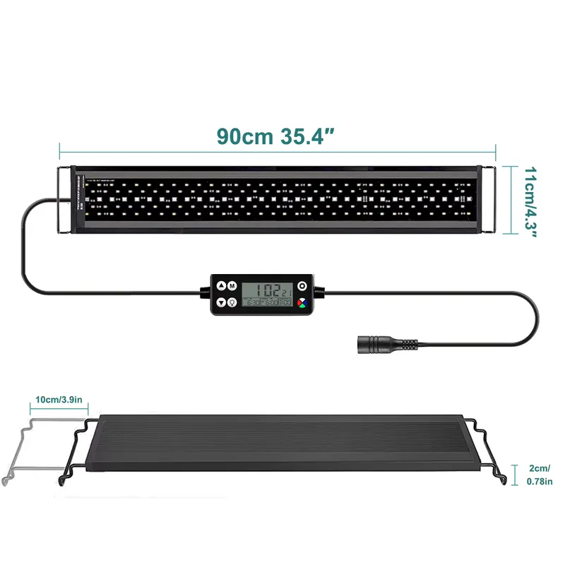 Led Planted Tank Light - Luminária LED de Espectro Completo SIROKA
