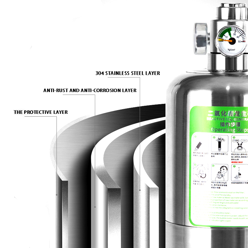 Zrdr gerador de co2 para aquár - Glass Co2 Drop Checker avaliação e preço