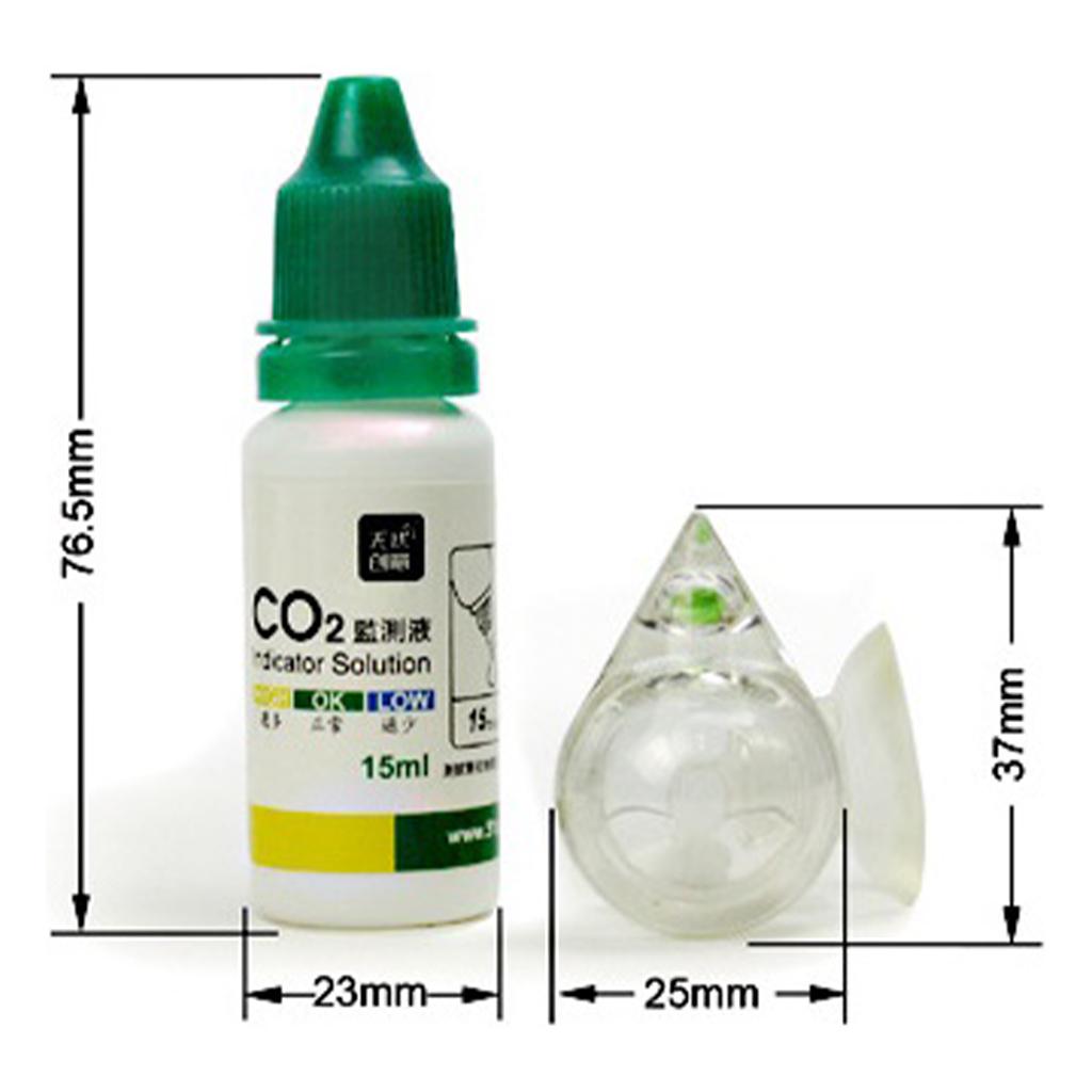 Medidor de CO2 para Aquário: T - Glass Co2 Drop Checker avaliação e preço