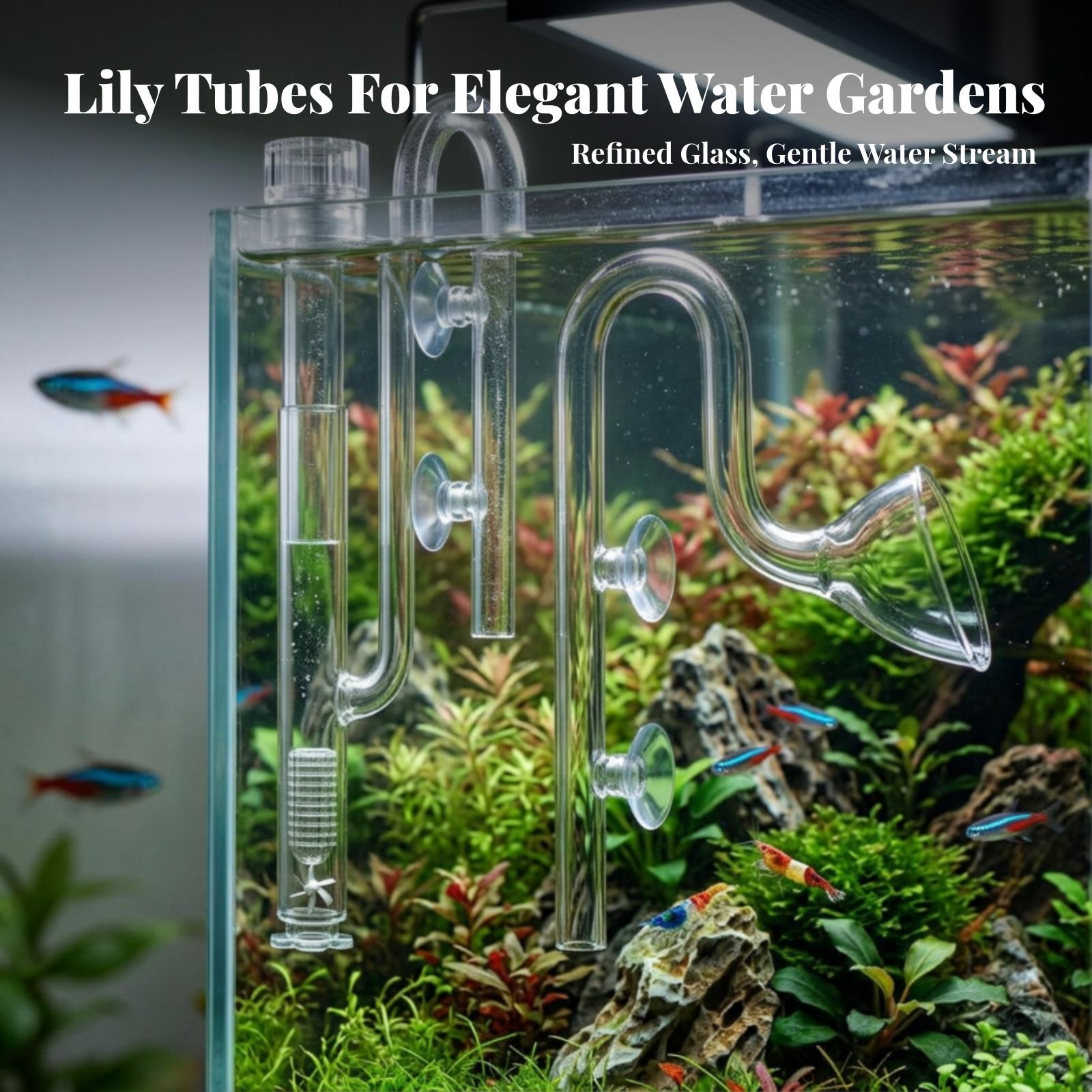 Conjunto de Tubos Lily Transpa - Planted Aquarium Aquascape avaliação e preço