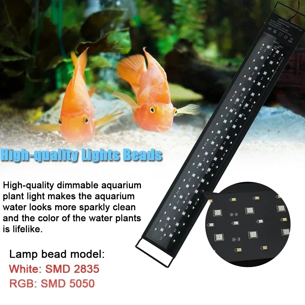 Luz LED para aquário à prova d - Led Planted Tank Light avaliação e preço