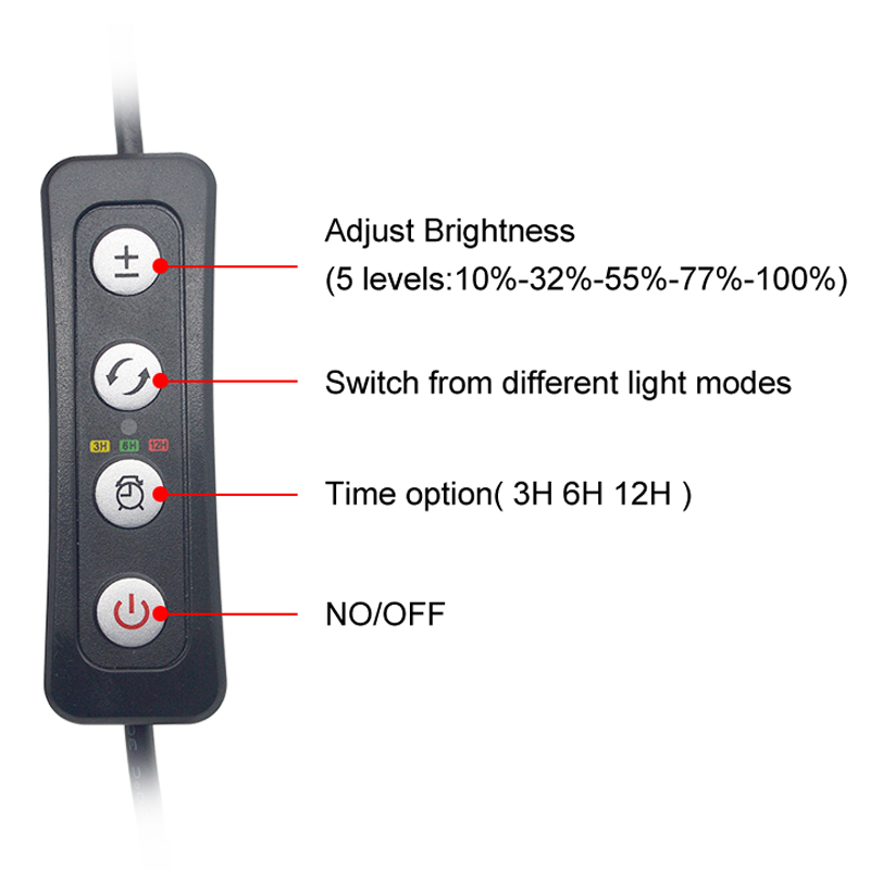 Luz led para aquário, 16-64cm, - Led Planted Tank Light avaliação e preço