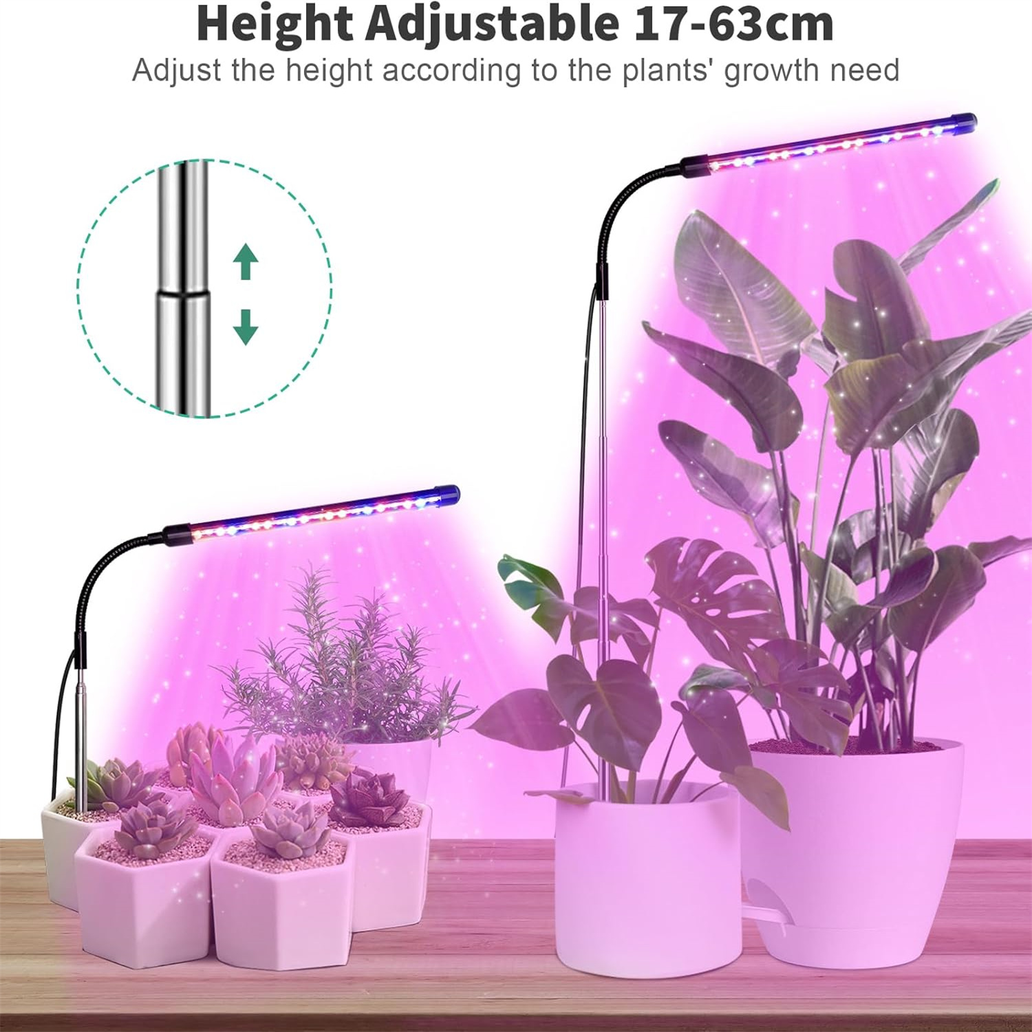 3 cores usb crescer lâmpada pl - Led Planted Tank Light avaliação e preço