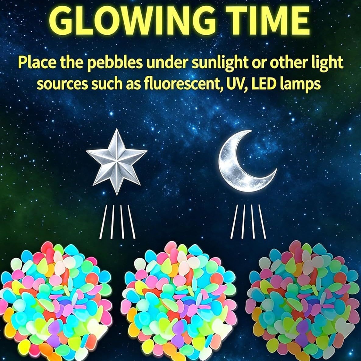 Pedras luminosas coloridas que - Led Planted Tank Light avaliação e preço
