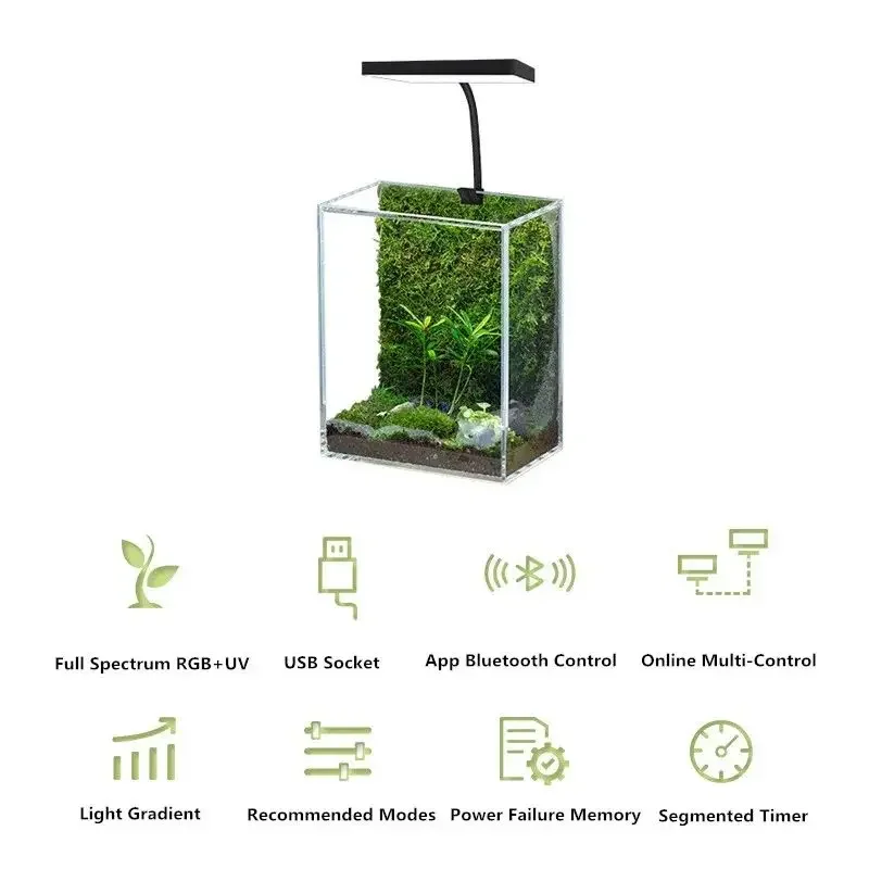 Luminária LED WEEK AQUA Mag Pr - Led Planted Tank Light avaliação e preço