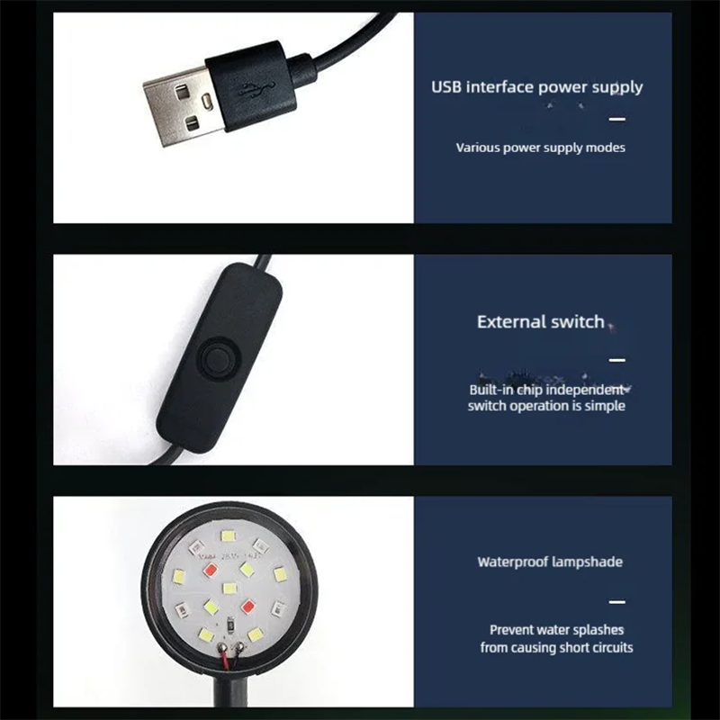 Lâmpada LED USB para Aquário c - Led Planted Tank Light avaliação e preço