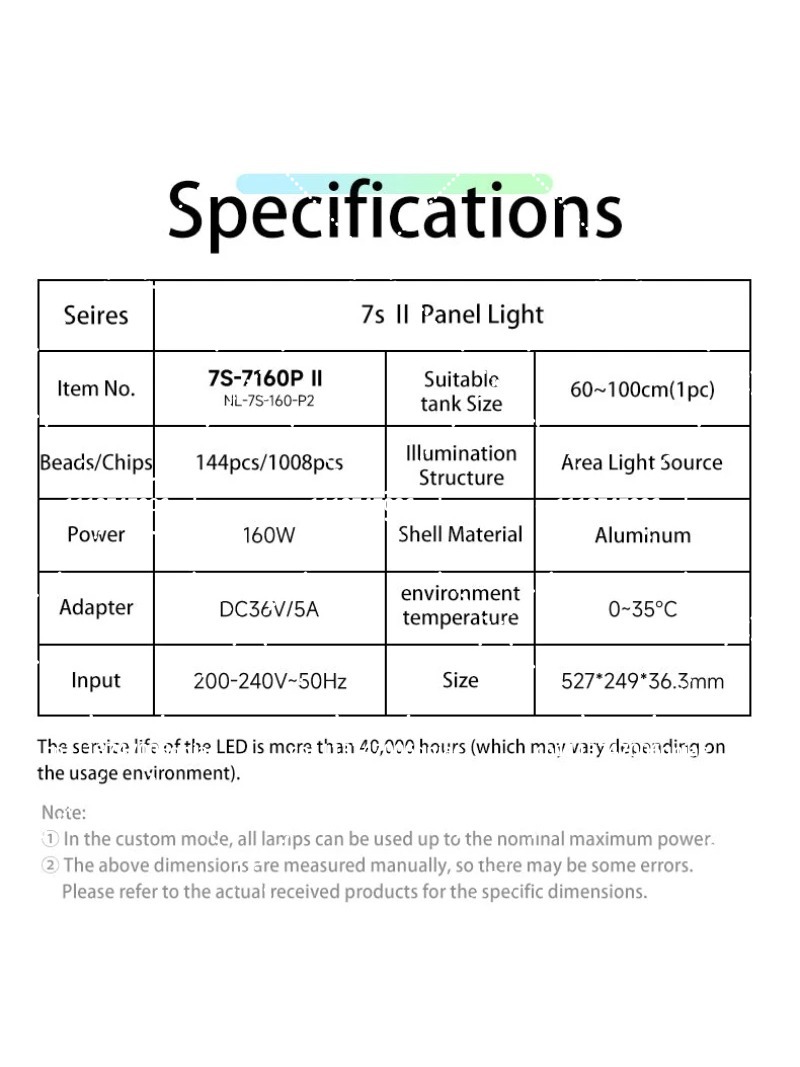 Luz LED para Aquário 160W RGB  - Led Planted Tank Light avaliação e preço